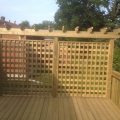 Privacy deck panel