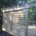 Privacy deck panel